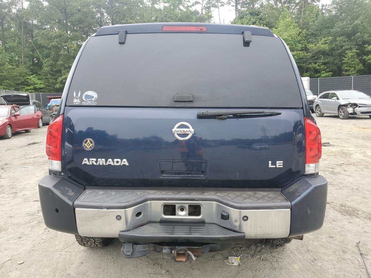 2006 Nissan Armada Se VIN: 5N1AA08B06N711017 Lot: 58475405