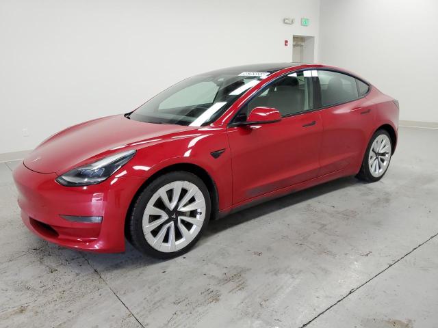  TESLA MODEL 3 2022 Czerwony