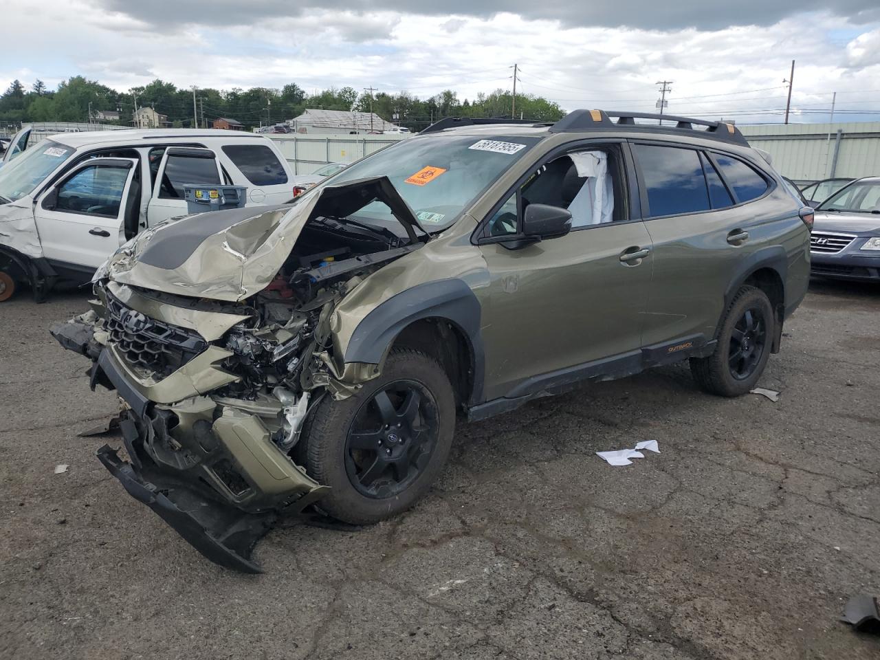 2022 Subaru Outback Wilderness en Venta en Pennsburg, PA - Front End