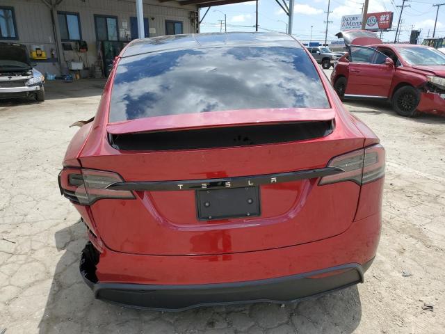  TESLA MODEL X 2023 Красный