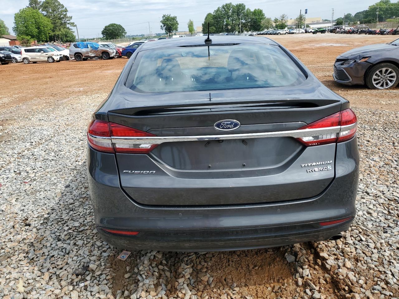2018 Ford Fusion Titanium/Platinum Hev VIN: 3FA6P0RU8JR242182 Lot: 57122685