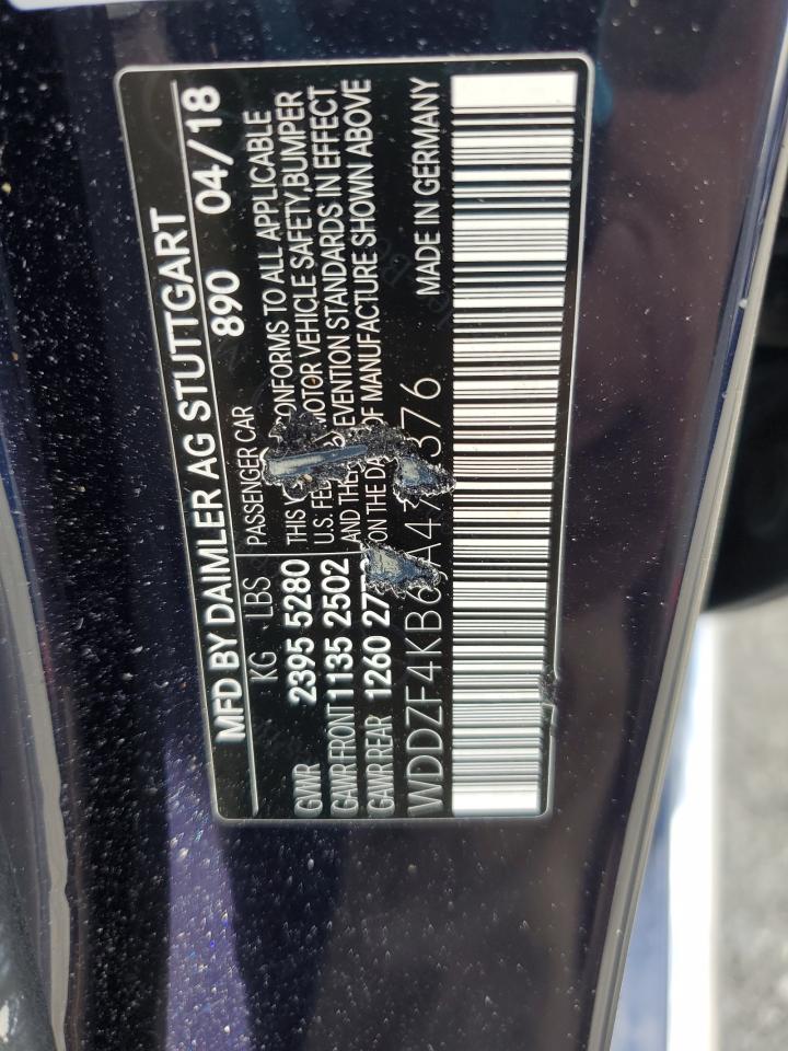 2018 Mercedes-Benz E 300 4Matic VIN: WDDZF4KB6JA472376 Lot: 56758205