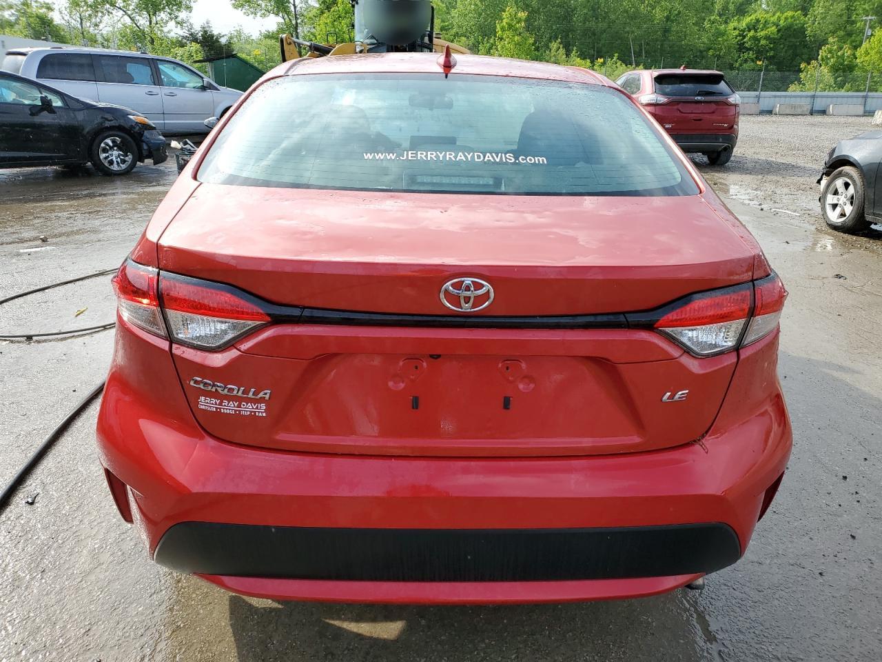 2020 Toyota Corolla Le VIN: 5YFEPRAE7LP066345 Lot: 54068465