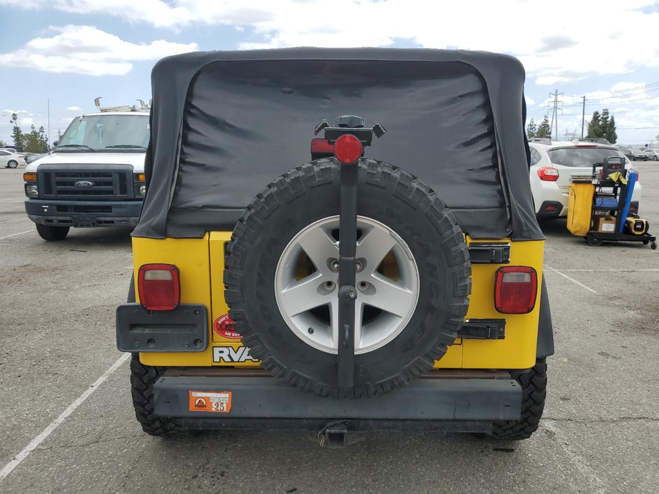 2004 Jeep Wrangler / Tj Rubicon VIN: 1J4FA69SX4P768963 Lot: 56999665
