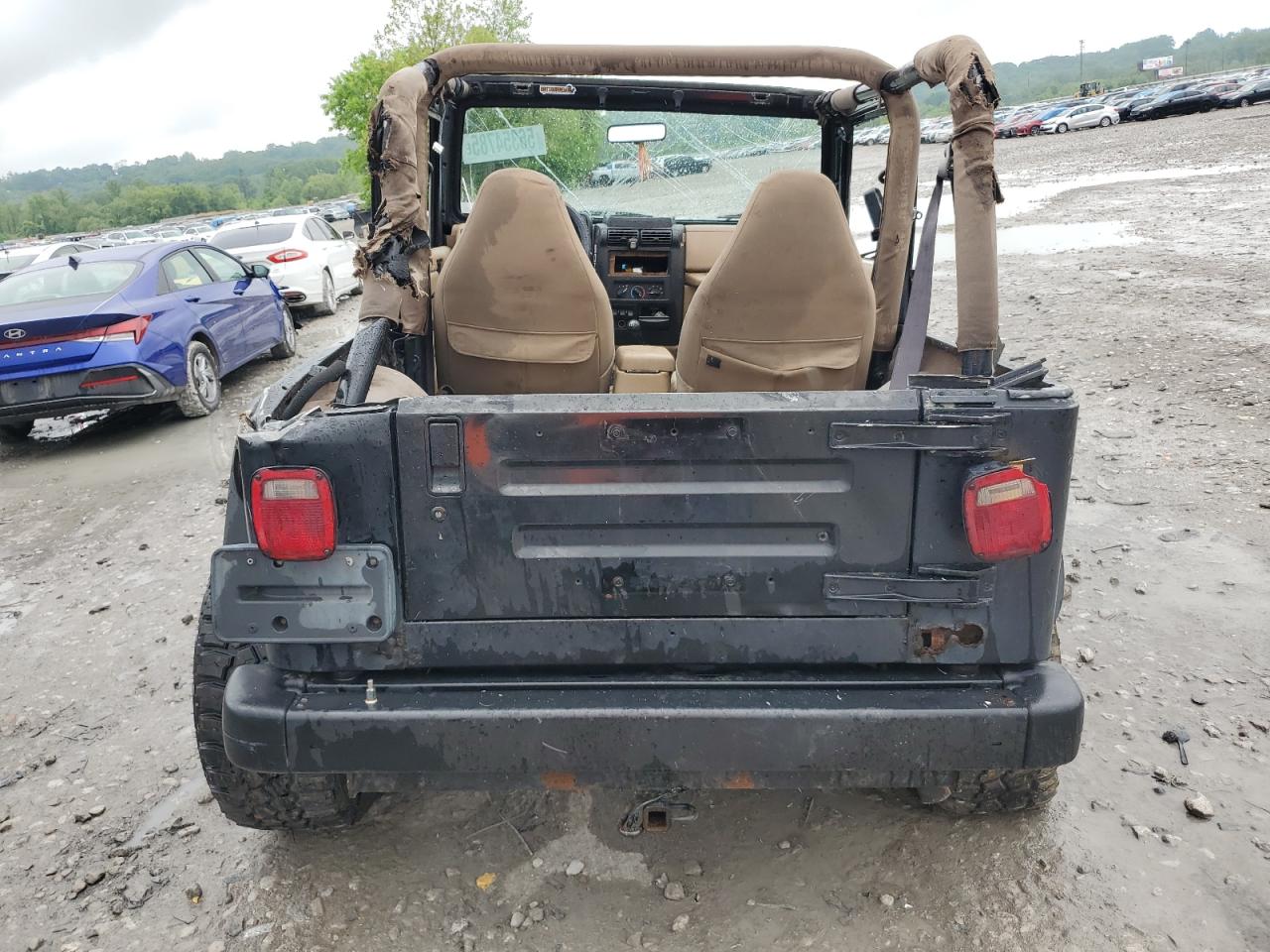 1999 Jeep Wrangler / Tj Sahara VIN: 1J4FY49S6XP408562 Lot: 56354785