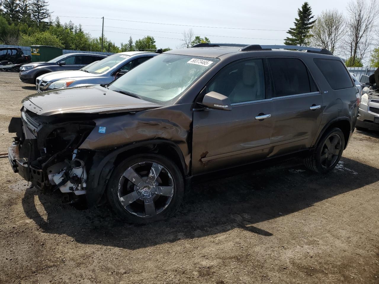 2011 Gmc Acadia Slt-1 na sprzedaż w Bowmanville, ON - Front End