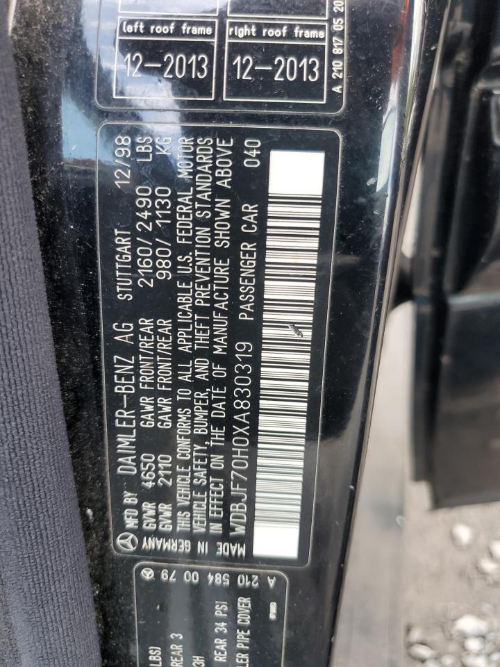 1999 Mercedes-Benz E 430 VIN: WDBJF70H0XA830319 Lot: 56785795
