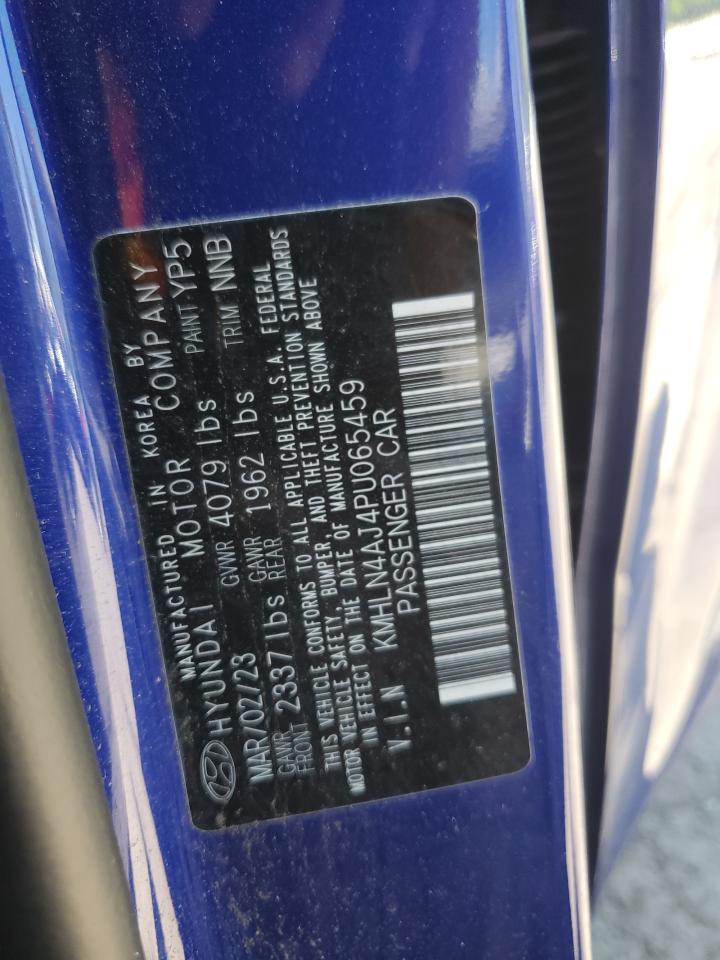 2023 Hyundai Elantra Limited VIN: KMHLN4AJ4PU065459 Lot: 58770805