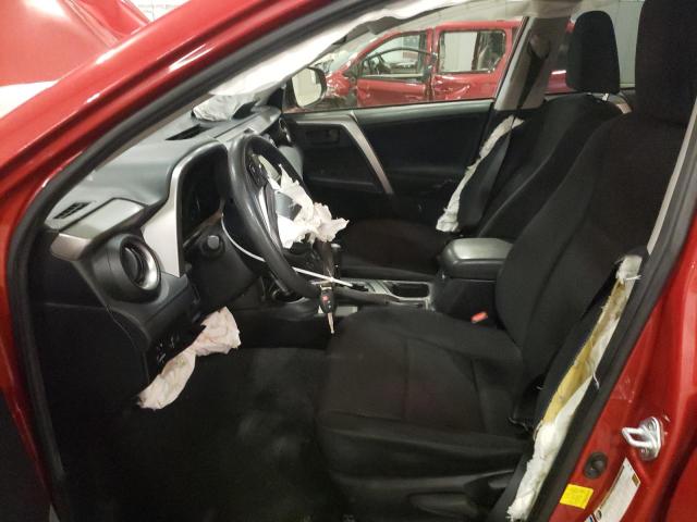  TOYOTA RAV4 2017 Красный