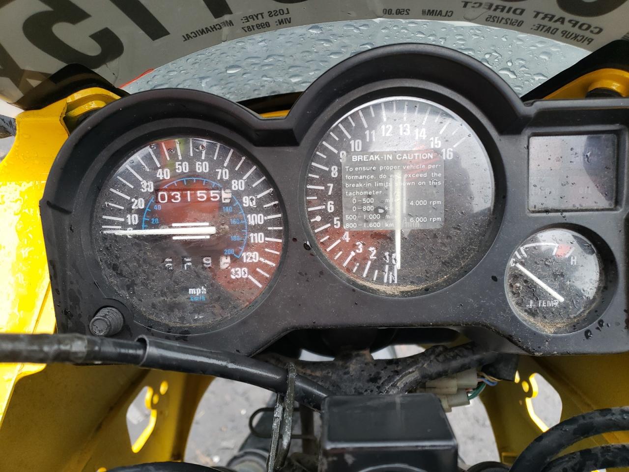 2003 Kawasaki Ex250 F VIN: JKAEXMF153A099187 Lot: 58075115