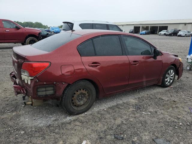  SUBARU IMPREZA 2012 Czerwony
