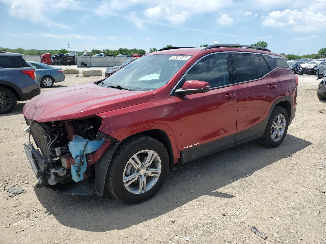 2019 Gmc Terrain Sle للبيع في Kansas City، KS - Front End