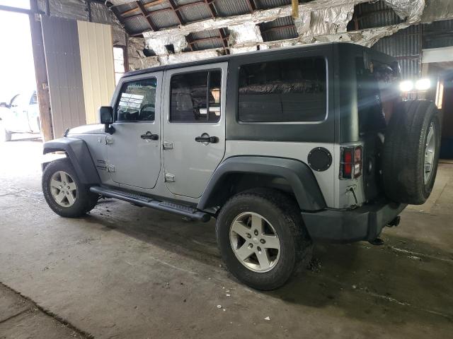 Parquets JEEP WRANGLER 2014 Srebrny