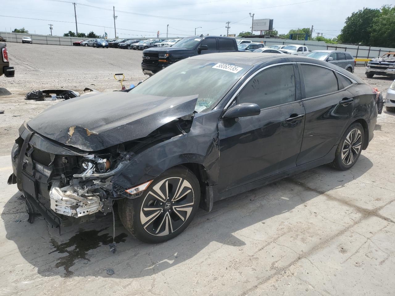 2016 Honda Civic Exl იყიდება Oklahoma City-ში, OK - Front End