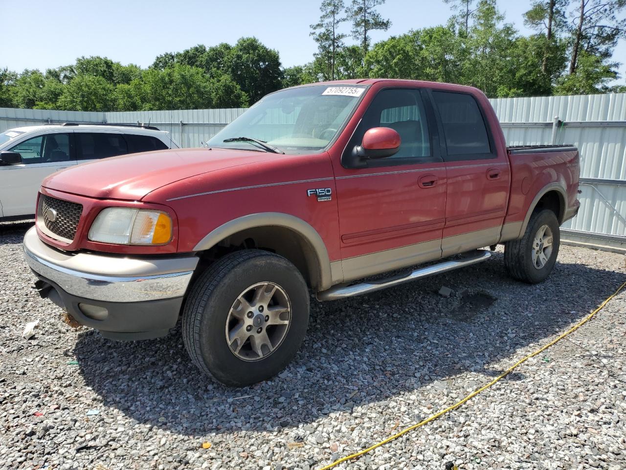 2002 Ford F150 Supercrew იყიდება Augusta-ში, GA - Rear End