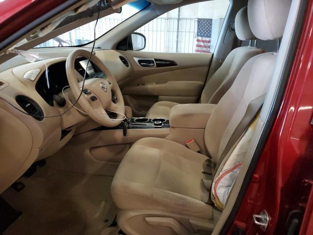  NISSAN PATHFINDER 2013 Червоний