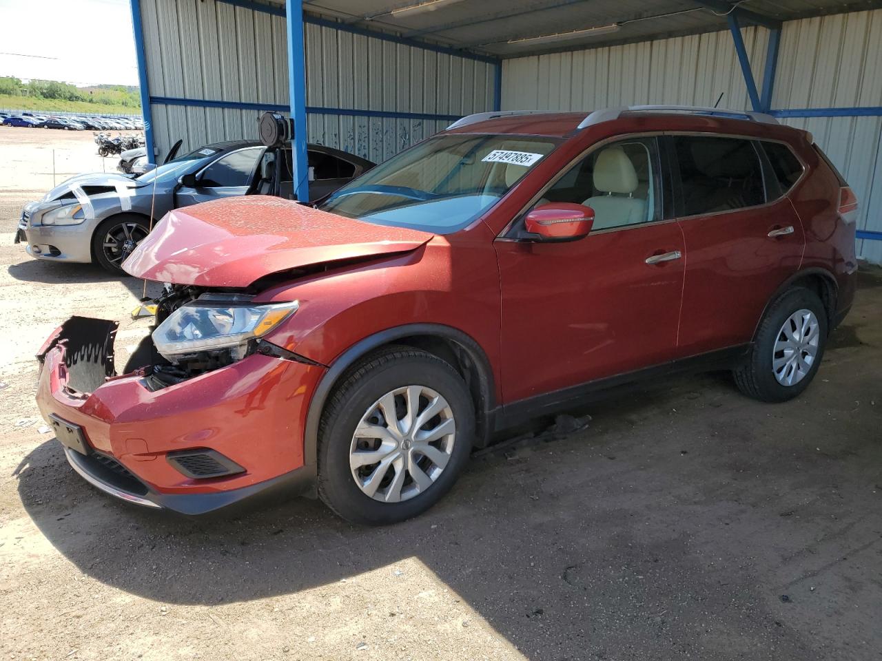 2016 Nissan Rogue S იყიდება Colorado Springs-ში, CO - Frame Damage