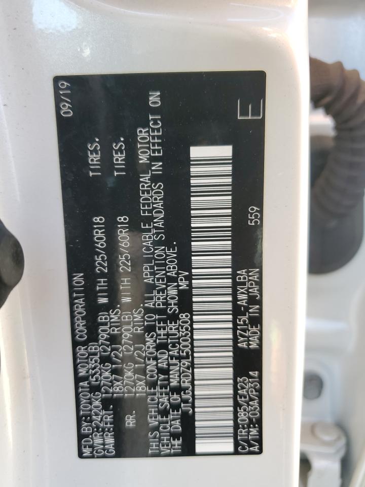 2020 Lexus Nx 300H VIN: JTJGJRDZ9L5003508 Lot: 56998115