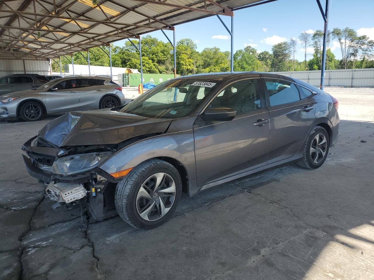 2019 Honda Civic Lx იყიდება Cartersville-ში, GA - Front End