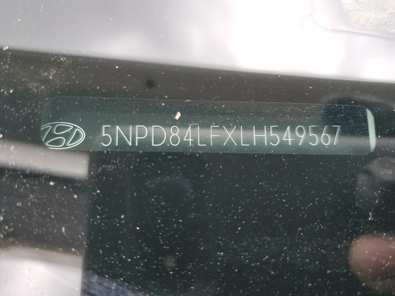 2020 Hyundai Elantra Sel VIN: 5NPD84LFXLH549567 Lot: 58466035