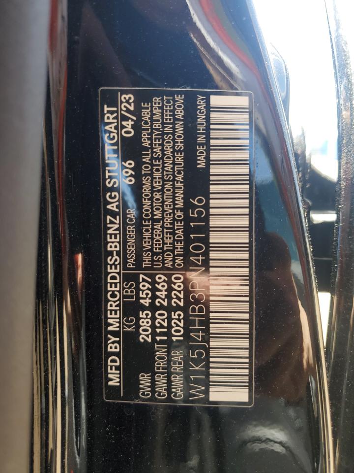 2023 Mercedes-Benz Cla 250 4Matic VIN: W1K5J4HB3PN401156 Lot: 56973875