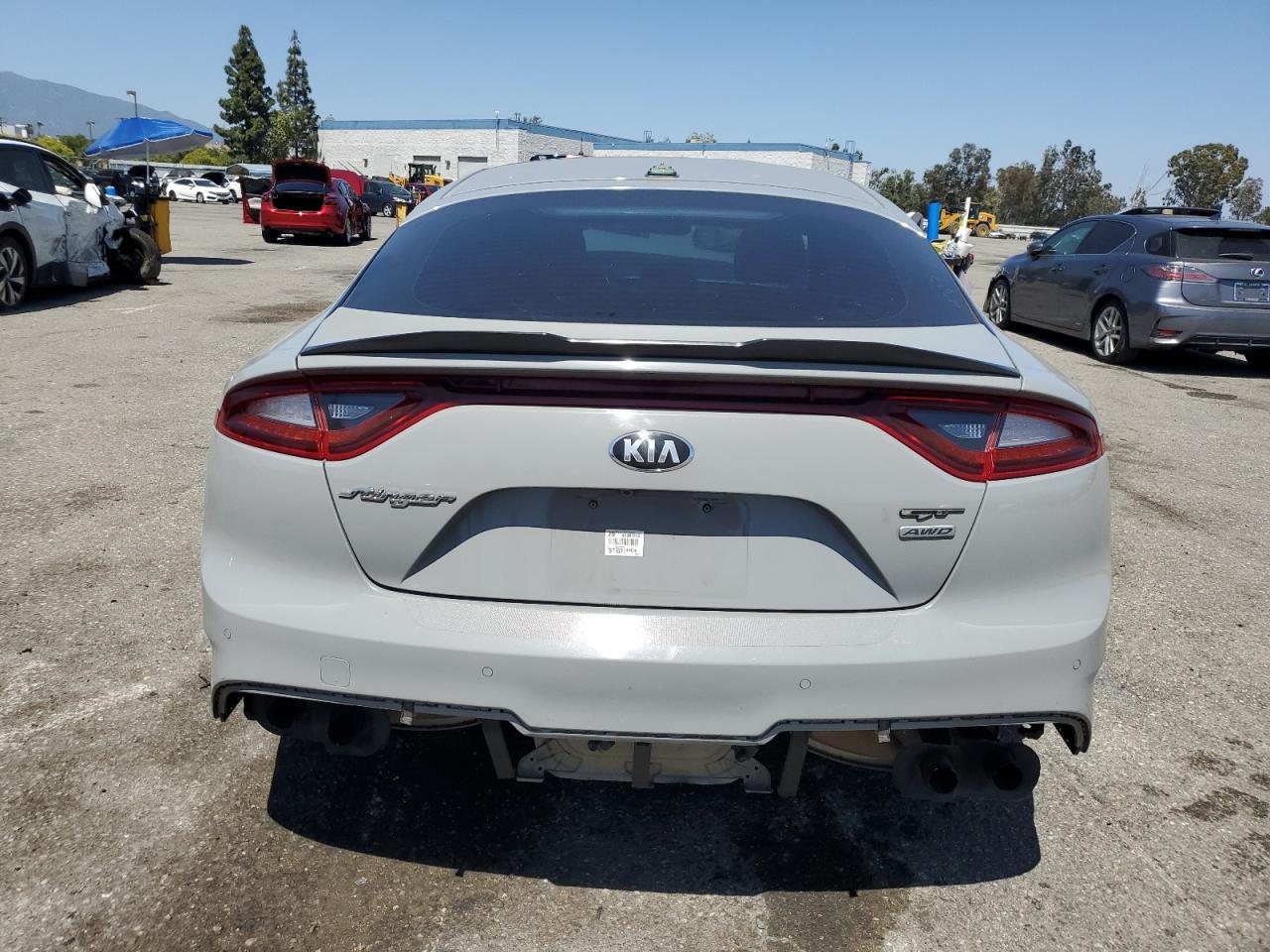 2018 Kia Stinger Gt2 VIN: KNAE55LC8J6016789 Lot: 57704365