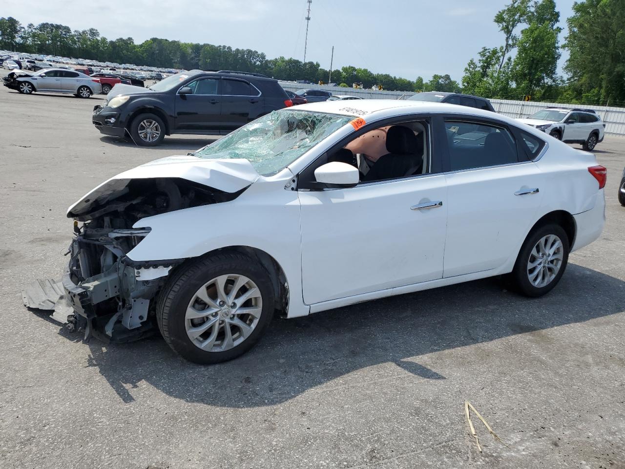 2018 Nissan Sentra S na sprzedaż w Dunn, NC - All Over