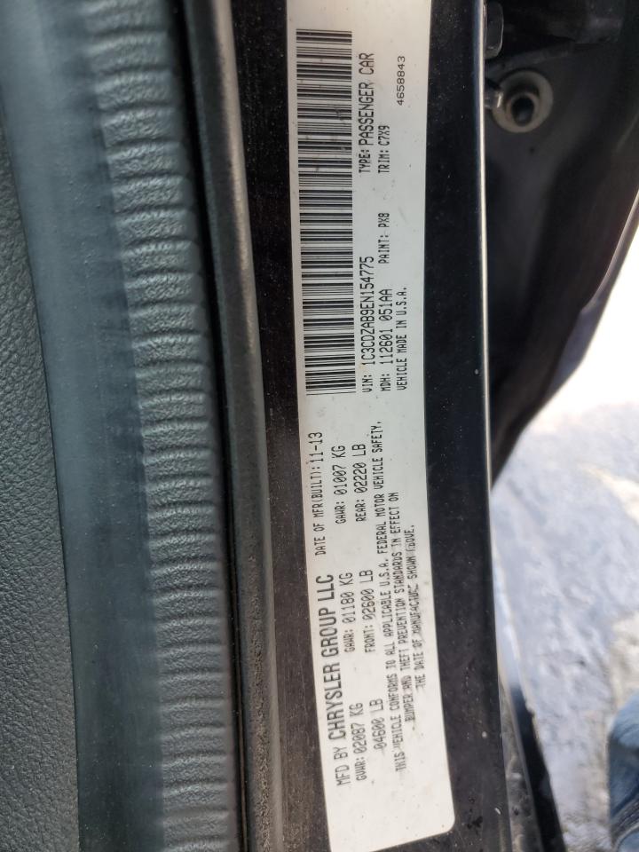 2014 Dodge Avenger Se VIN: 1C3CDZAB9EN154775 Lot: 54189515