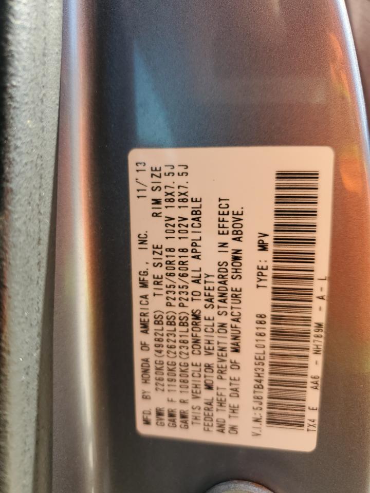 2014 Acura Rdx VIN: 5J8TB4H35EL018188 Lot: 56867705