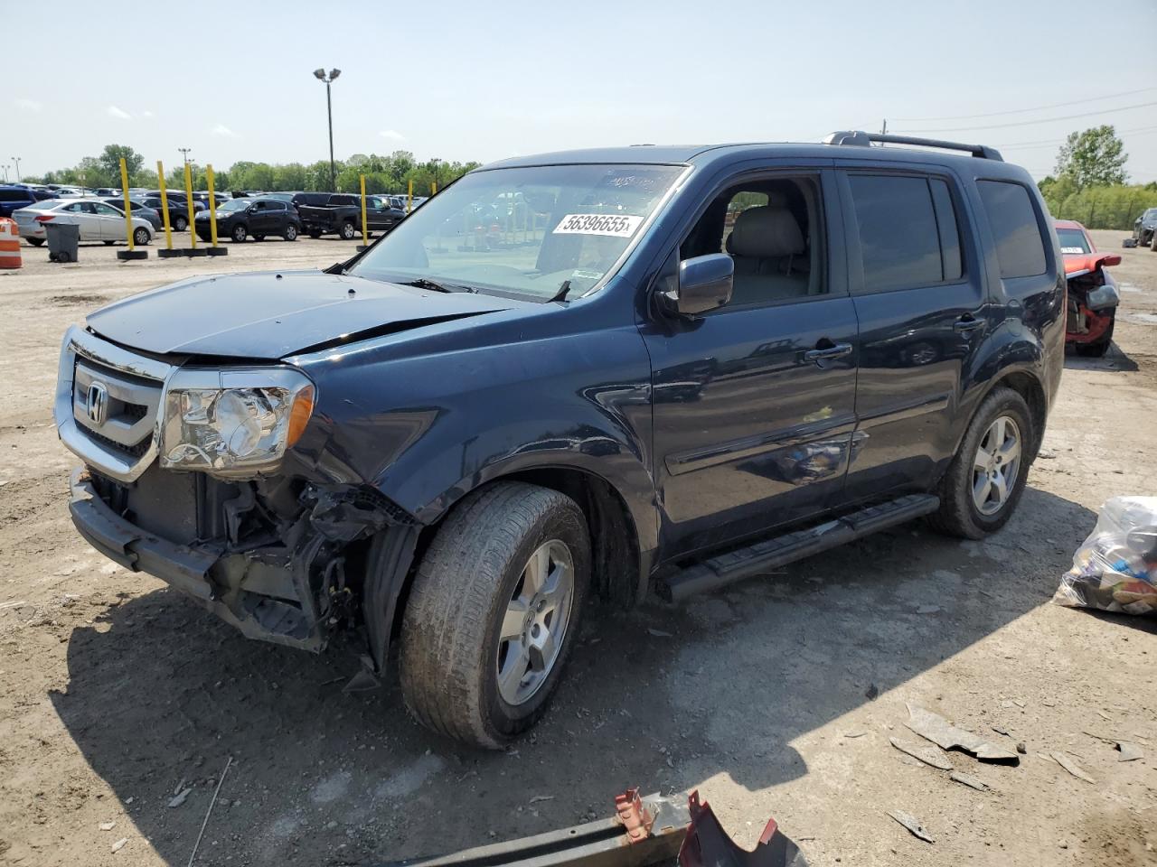 2011 Honda Pilot Exl للبيع في Indianapolis، IN - Front End