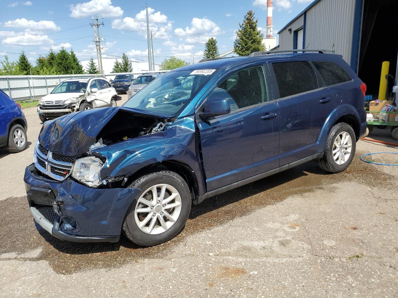 2013 Dodge Journey Sxt en Venta en Lansing, MI - Front End
