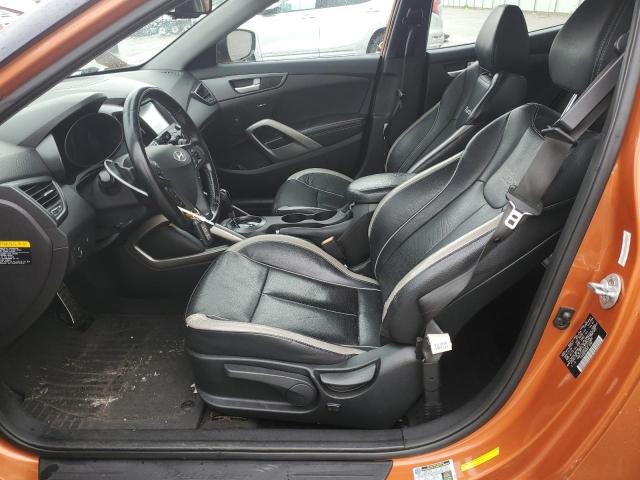  HYUNDAI VELOSTER 2015 Orange