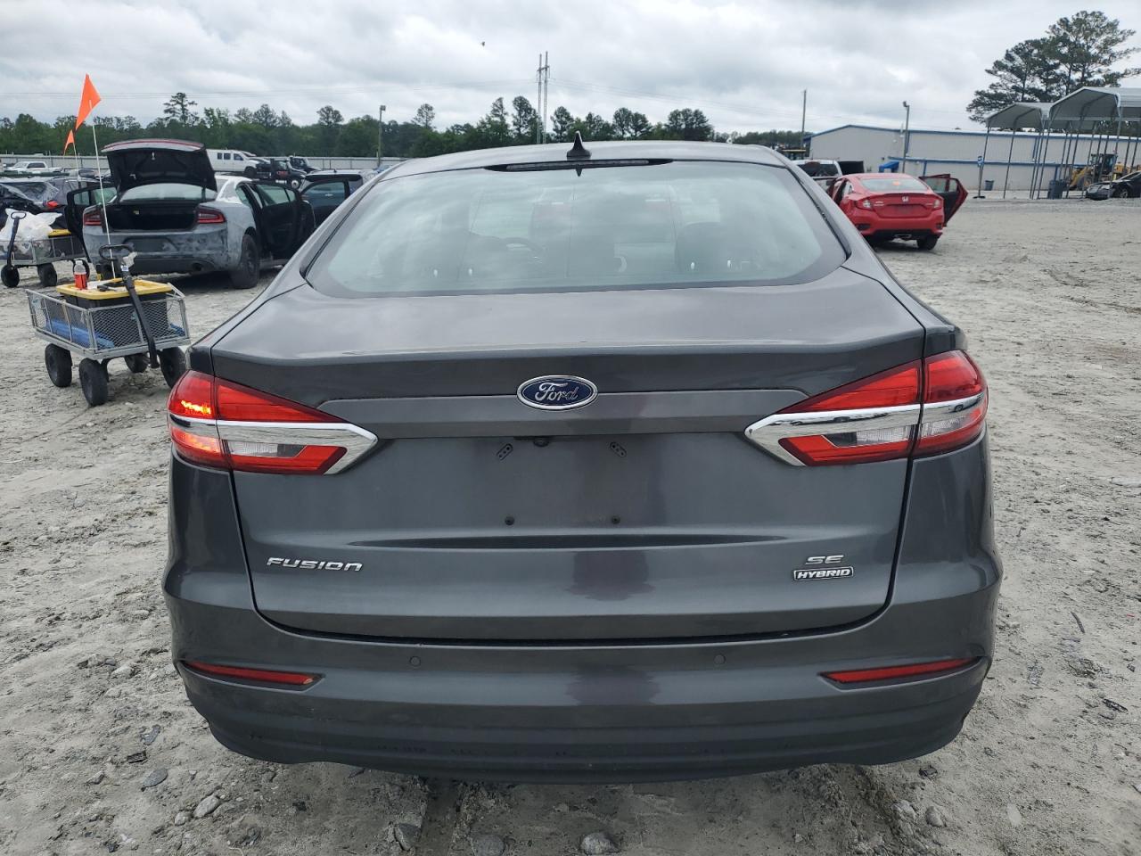 2020 Ford Fusion Se VIN: 3FA6P0LU4LR119068 Lot: 54030375