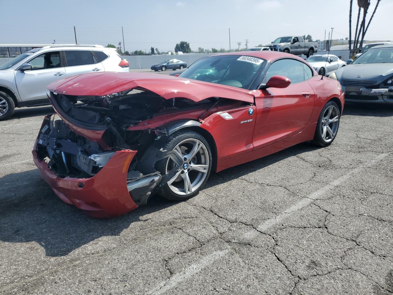 2013 Bmw Z4 Sdrive28I იყიდება Van Nuys-ში, CA - Front End
