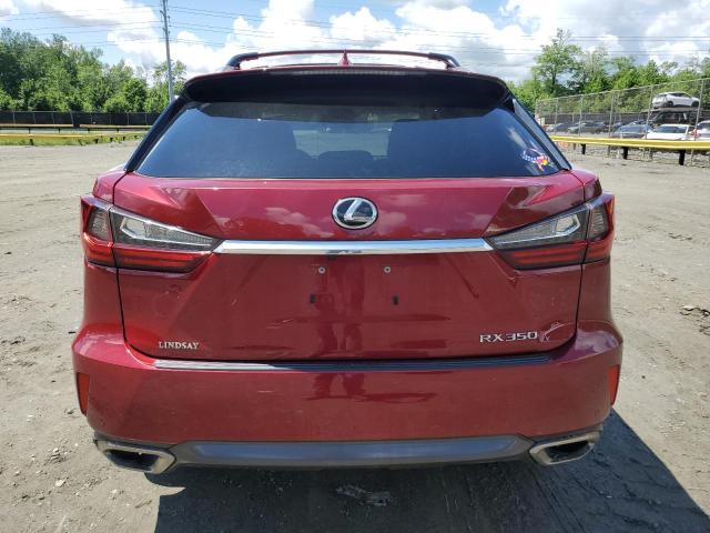  LEXUS RX350 2018 Красный