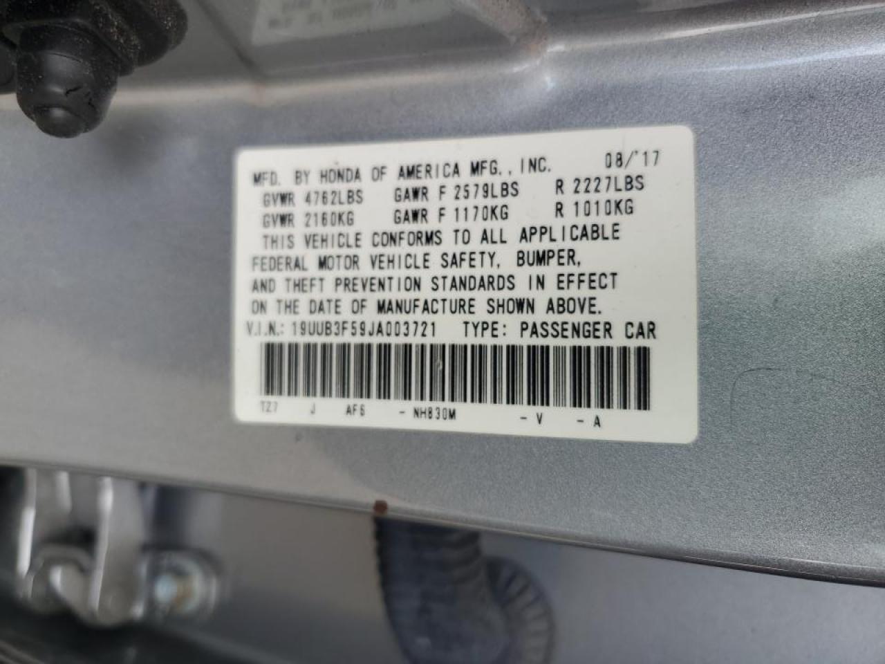 2018 Acura Tlx Tech VIN: 19UUB3F59JA003721 Lot: 56004445