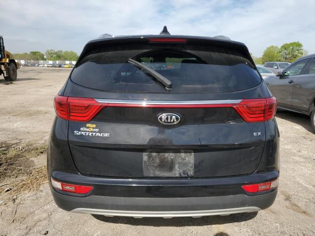  KIA SPORTAGE 2018 Чорний