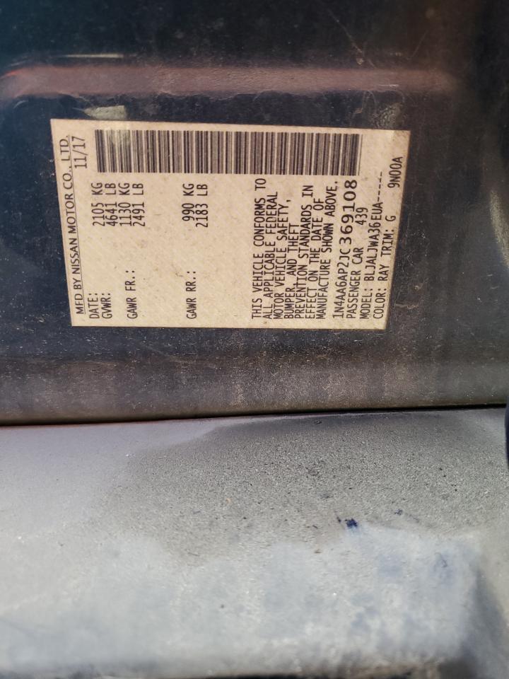 2018 Nissan Maxima 3.5S VIN: 1N4AA6AP2JC369108 Lot: 56681895
