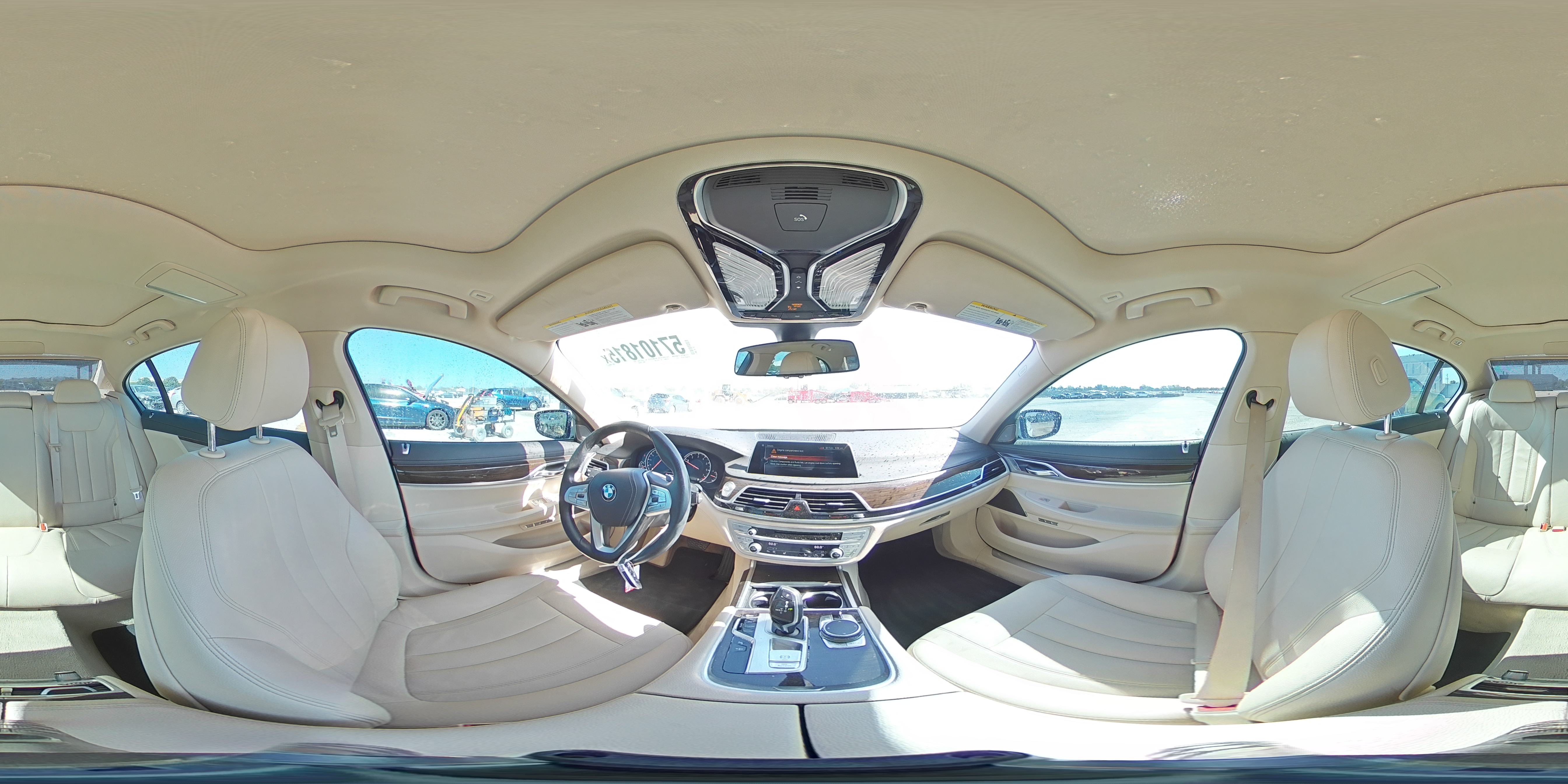 2017 BMW 740 I VIN: WBA7E2C51HG739932 Lot: 57101815