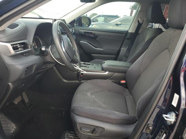 TOYOTA HIGHLANDER 2021 Granatowy