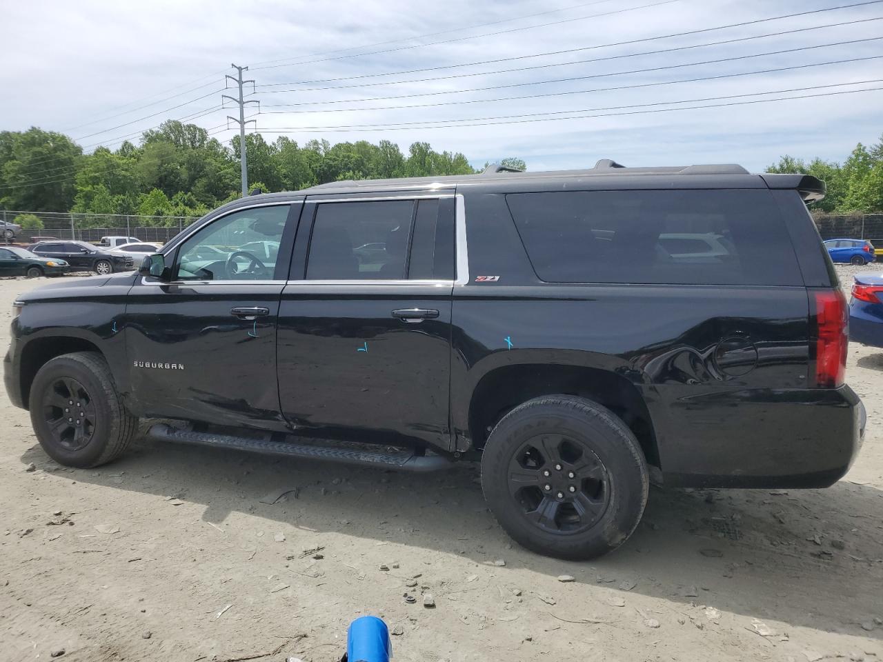 2018 Chevrolet Suburban K1500 Lt black null gas 1GNSKHKC7JR266175 photo #3