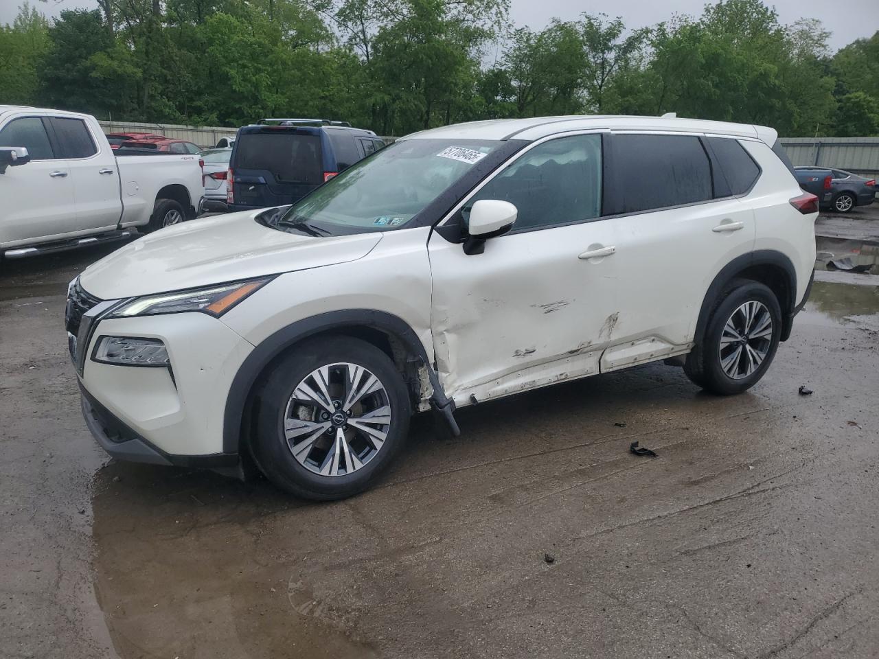 2022 Nissan Rogue Sv იყიდება Ellwood City-ში, PA - Side