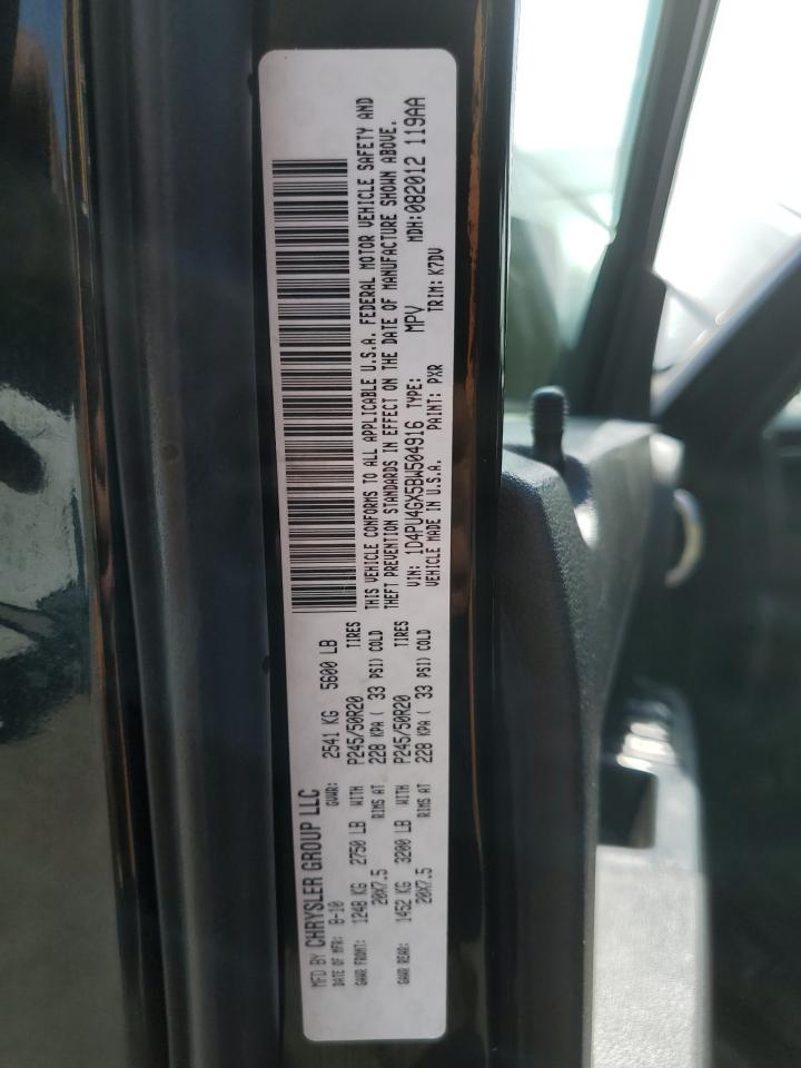 2011 Dodge Nitro Heat VIN: 1D4PU4GX5BW504916 Lot: 55803015