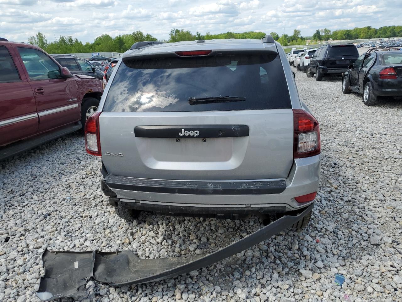 2016 Jeep Compass Sport VIN: 1C4NJDBBXGD702290 Lot: 58123145