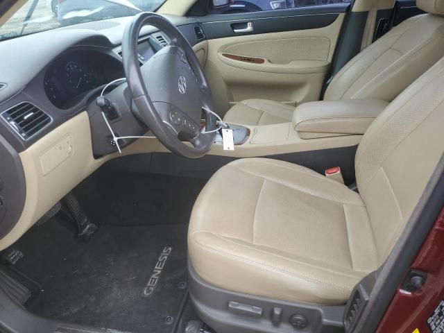 Sedans HYUNDAI GENESIS 2013 Burgundy