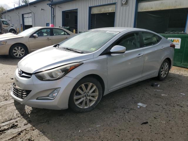 Sedans HYUNDAI ELANTRA 2014 Srebrny