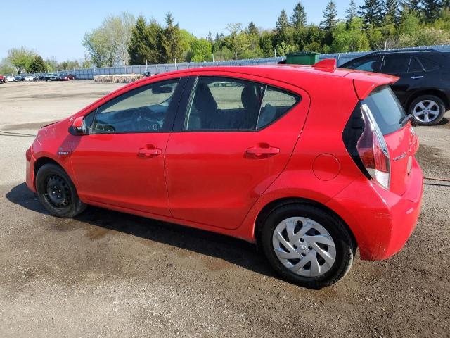  TOYOTA PRIUS 2016 Red