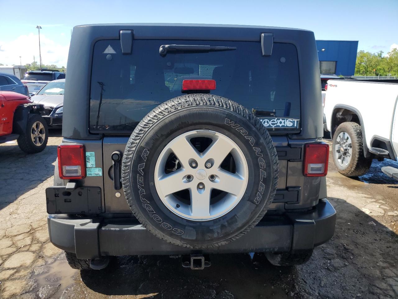 2014 Jeep Wrangler Sport VIN: 1C4AJWAG7EL281980 Lot: 56777225