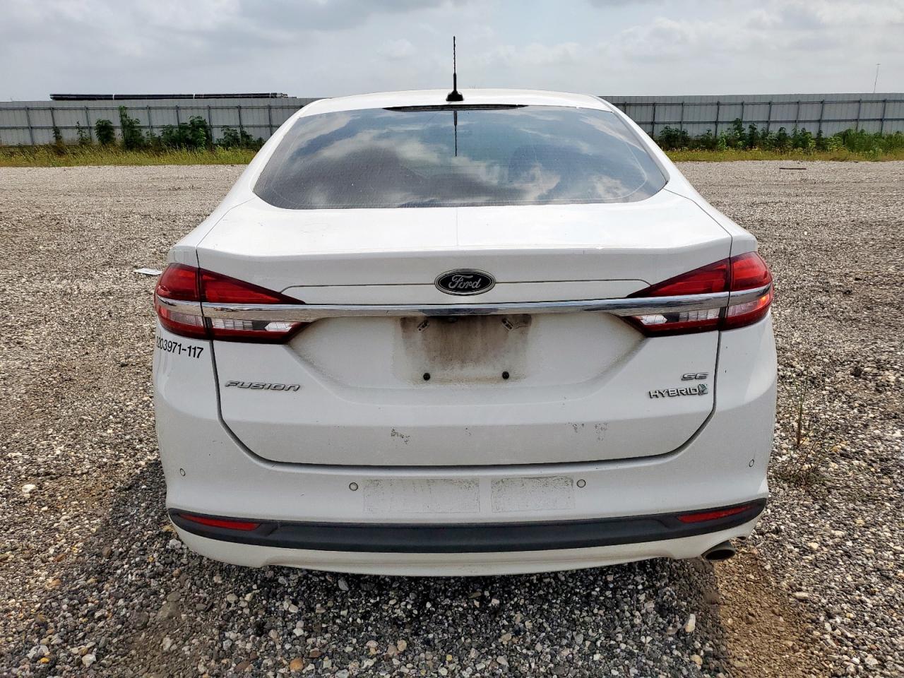 2017 Ford Fusion Se Hybrid VIN: 3FA6P0LU4HR409026 Lot: 54037725