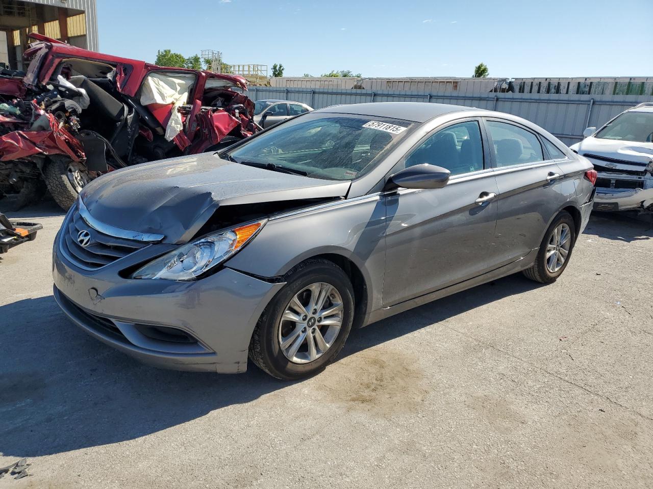 2011 Hyundai Sonata Gls იყიდება Kansas City-ში, KS - Front End